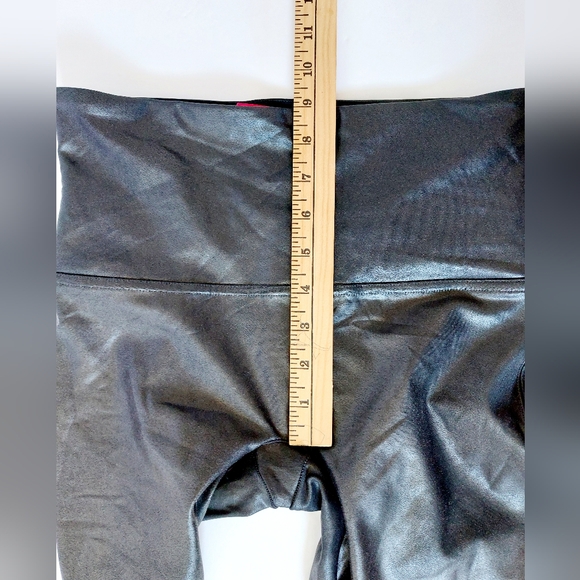 SPANX Faux Leather Leggings Black Size Large Style #2437 - Picture 8 of 9